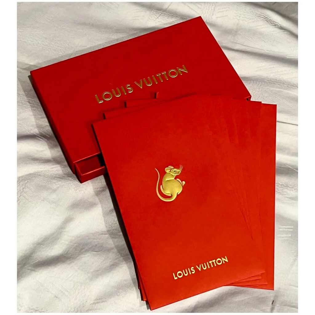 LOUIS VUITTON LV Angpao Imlek / Amplop CNY Red Envelope / Hong Bao Merah