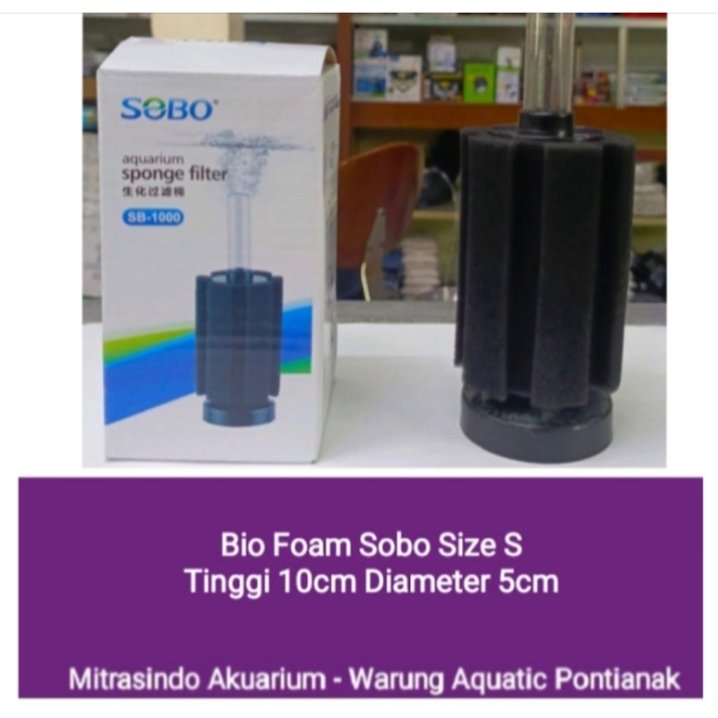 Bio Foam Filter SOBO  Size S BioFoam.