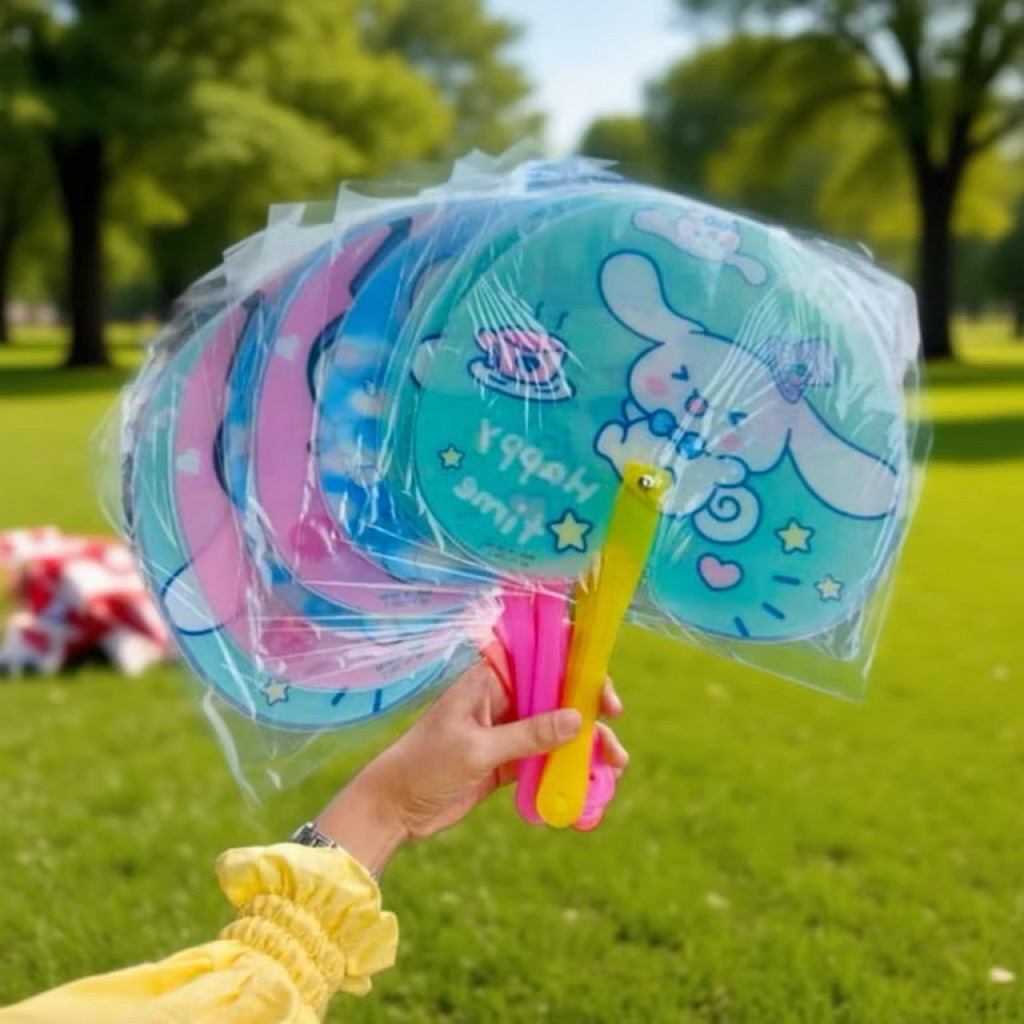 kipas jumbo karakter Lucu kipas apel plastik jumbo kipas jumbo