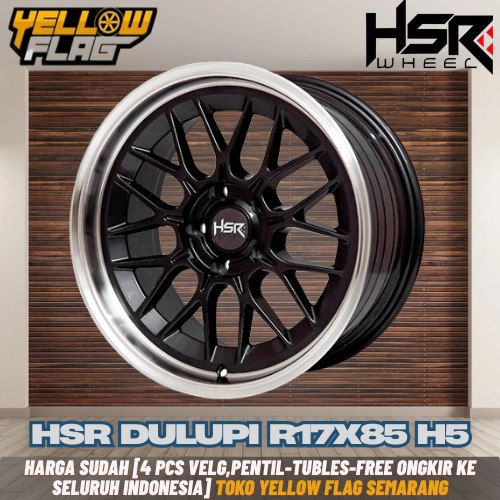 Velg Mobil Hsr Dulupi Ring 17 Pcd 5x114.3 Velg Untuk Mobil Innova, Rush, terios Velg Mobil R17
