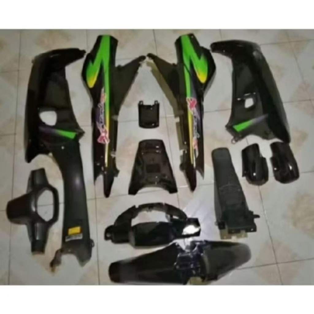 sepaket body halus dan kasar motor Honda Supra x lama