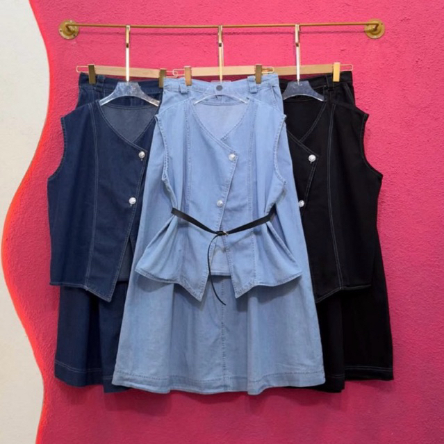 one set jeans set rok