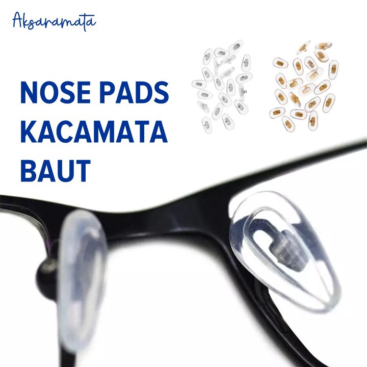 Nosepad Kacamata Baut | Nosepad Kacamata silikon