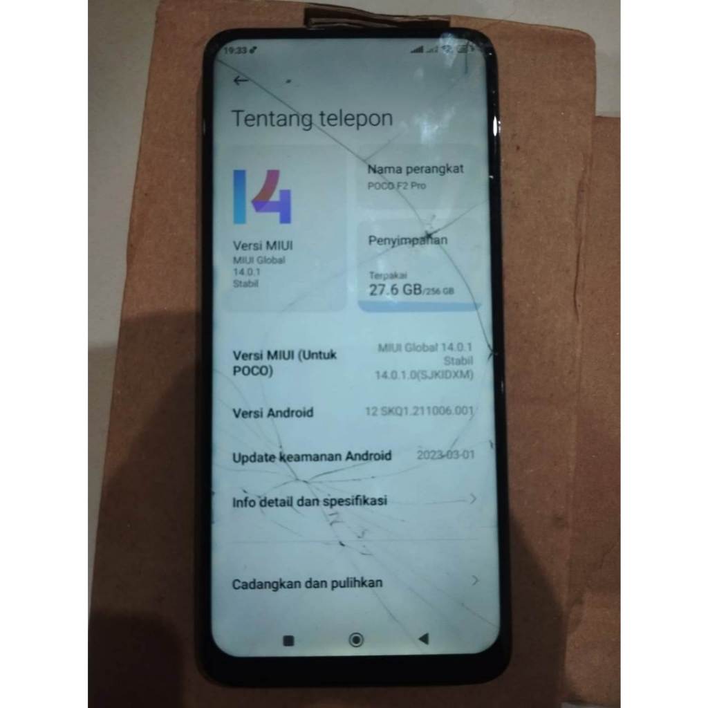 hp xiaomi poco f2 pro ram 8/256 MATI TOTAL bekas second murah pocophone handphone seken