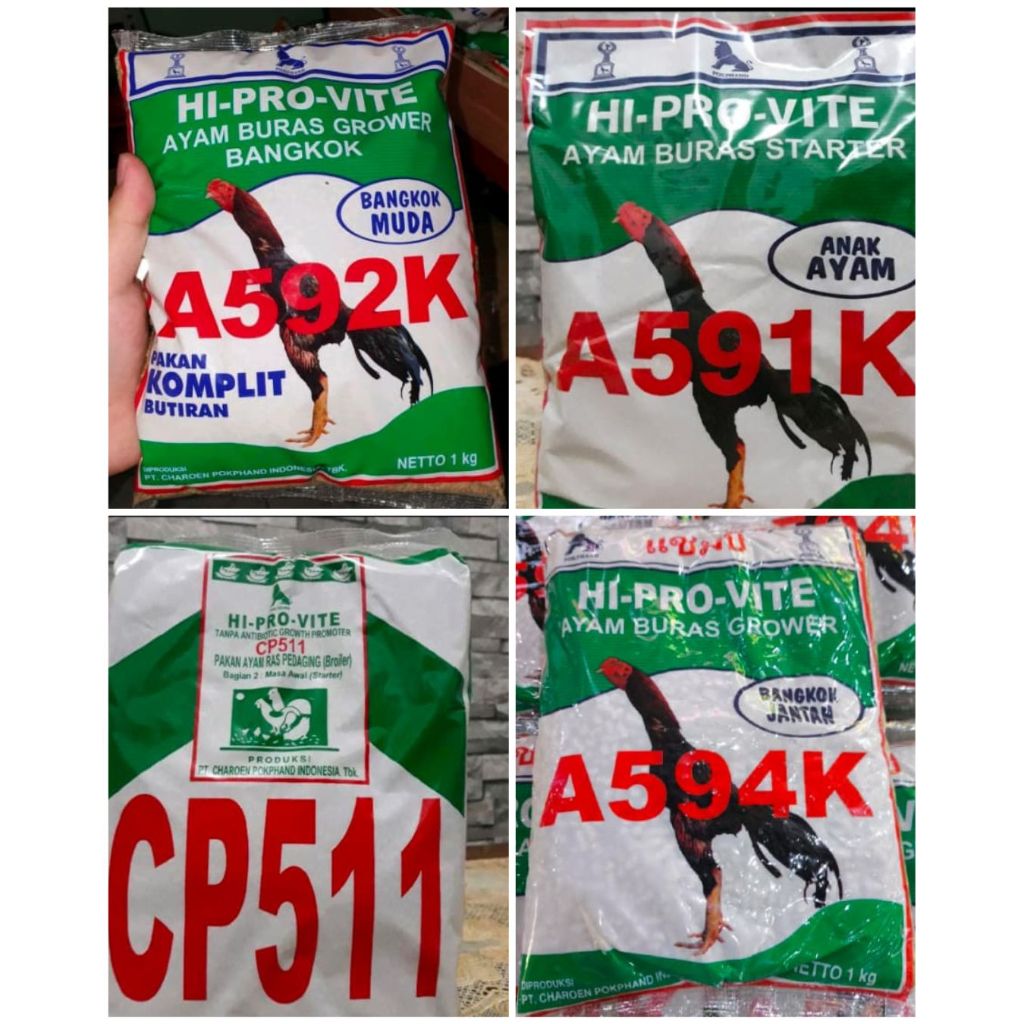 PUR PAKAN AYAM BANGKOK 591 592 594 DAN CP511 UNTUK PERTUMBUHAN OPTIMAL