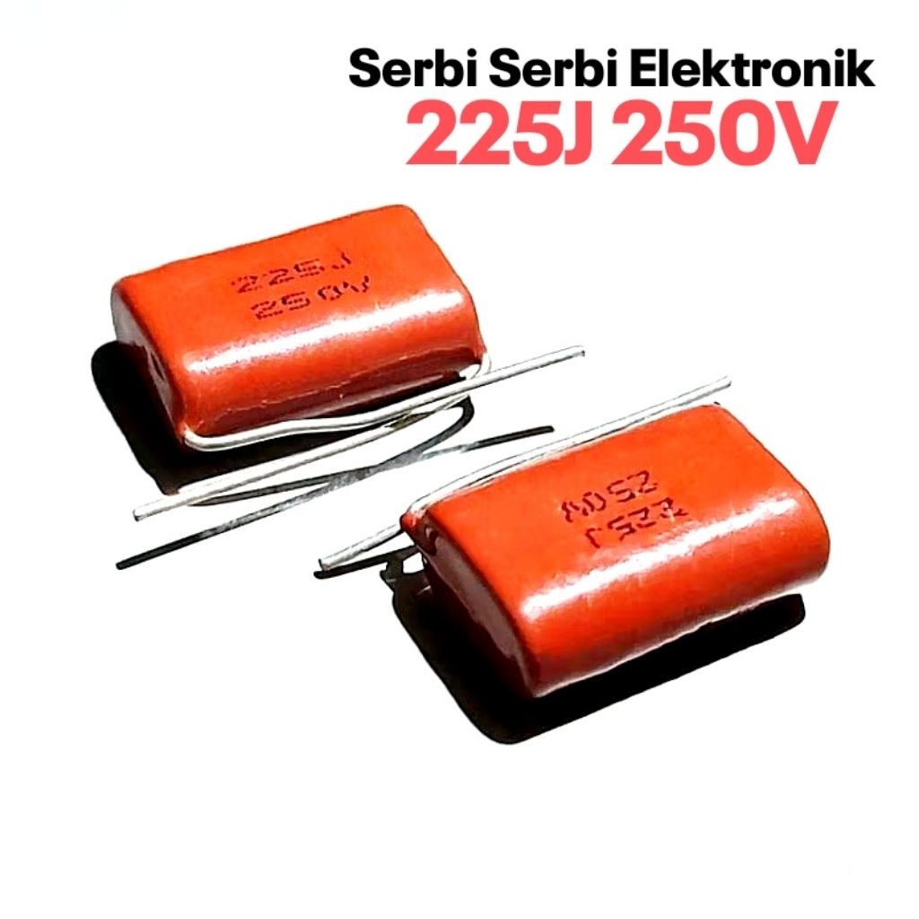 CAPASITOR MILAR 225J 250V MYLAR 225 400V 400VOLT
