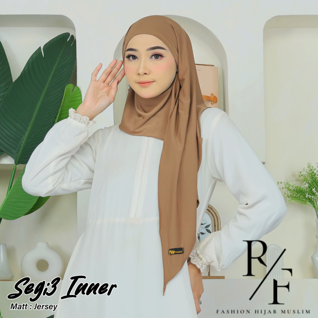 Hijab segitiga inner tali / kerudung segitiga inner jersey