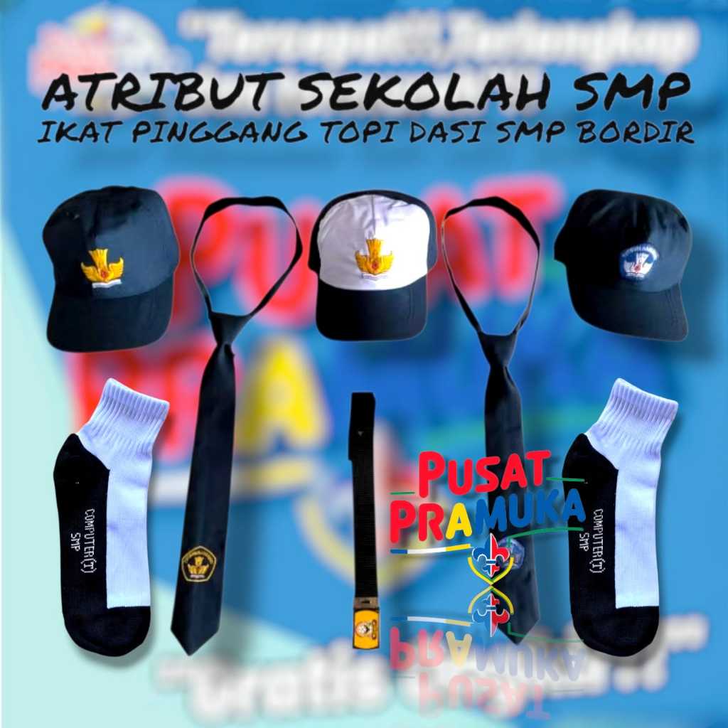 Paket Seragam Sekolah SMP Atribut Lengkap Siap Pakai