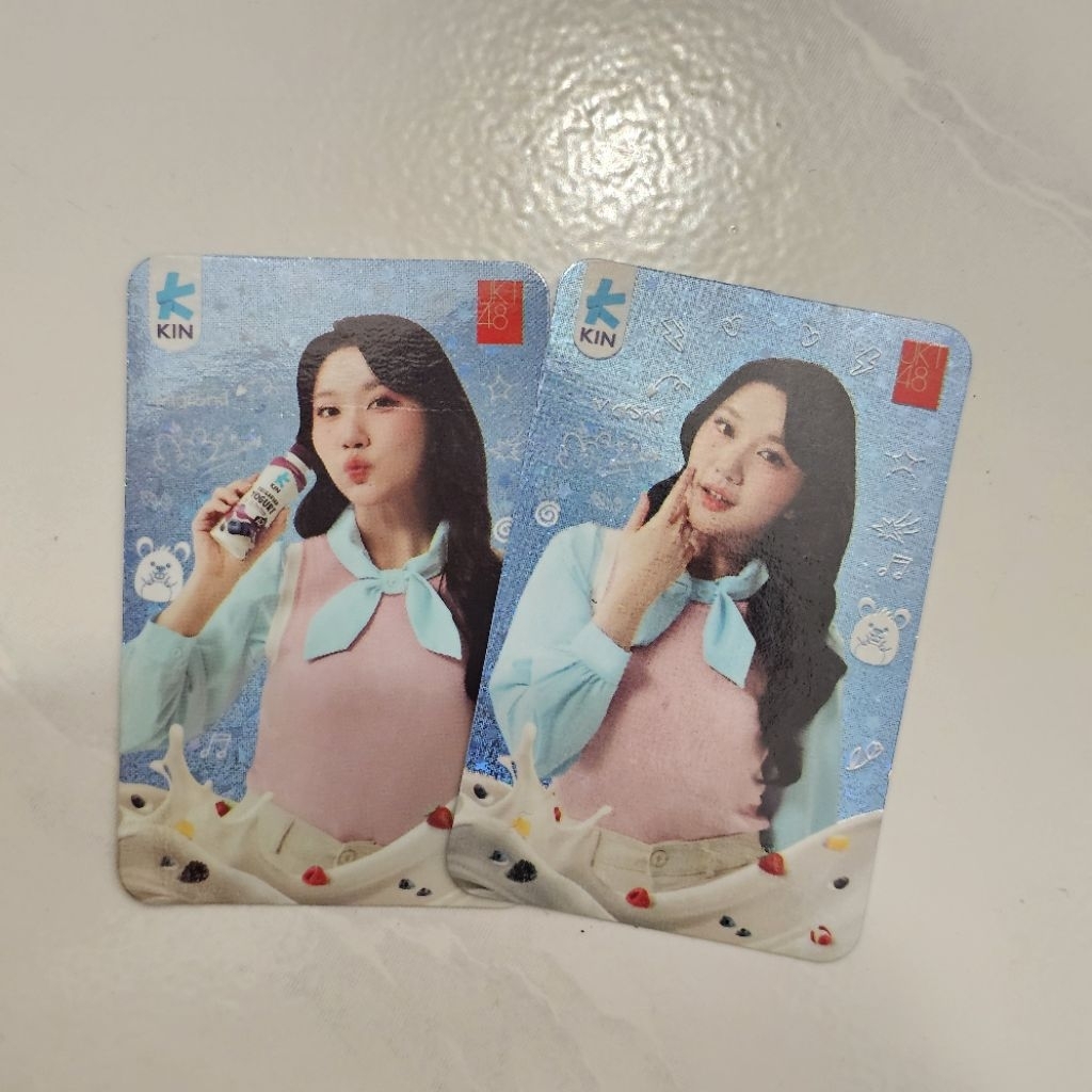 Photocard Marsha JKT48 X Kin Vol 1 (Lengkap 1 Set) Holo Glitter