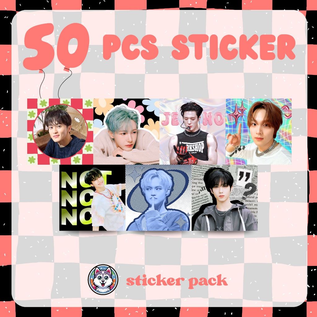 50pcs stiker deco NCT DREAM mini (sticker kpop freebies kado hadiah korea lucu)