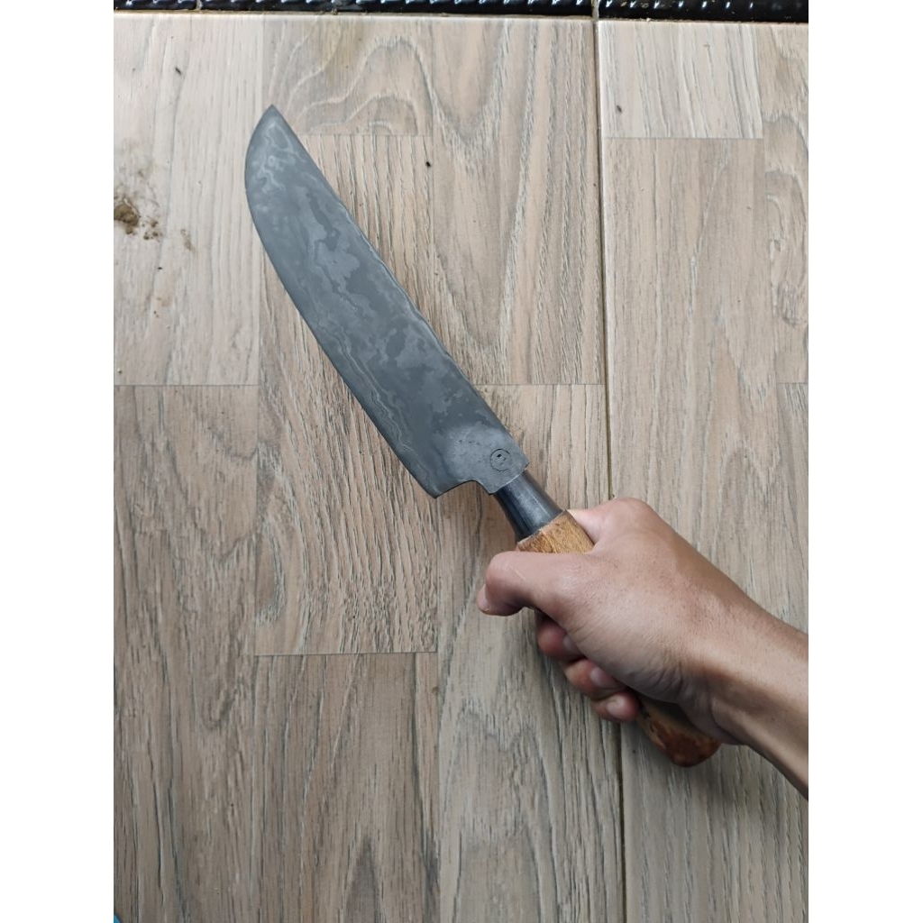 pisau damaskus baja 10 lapis