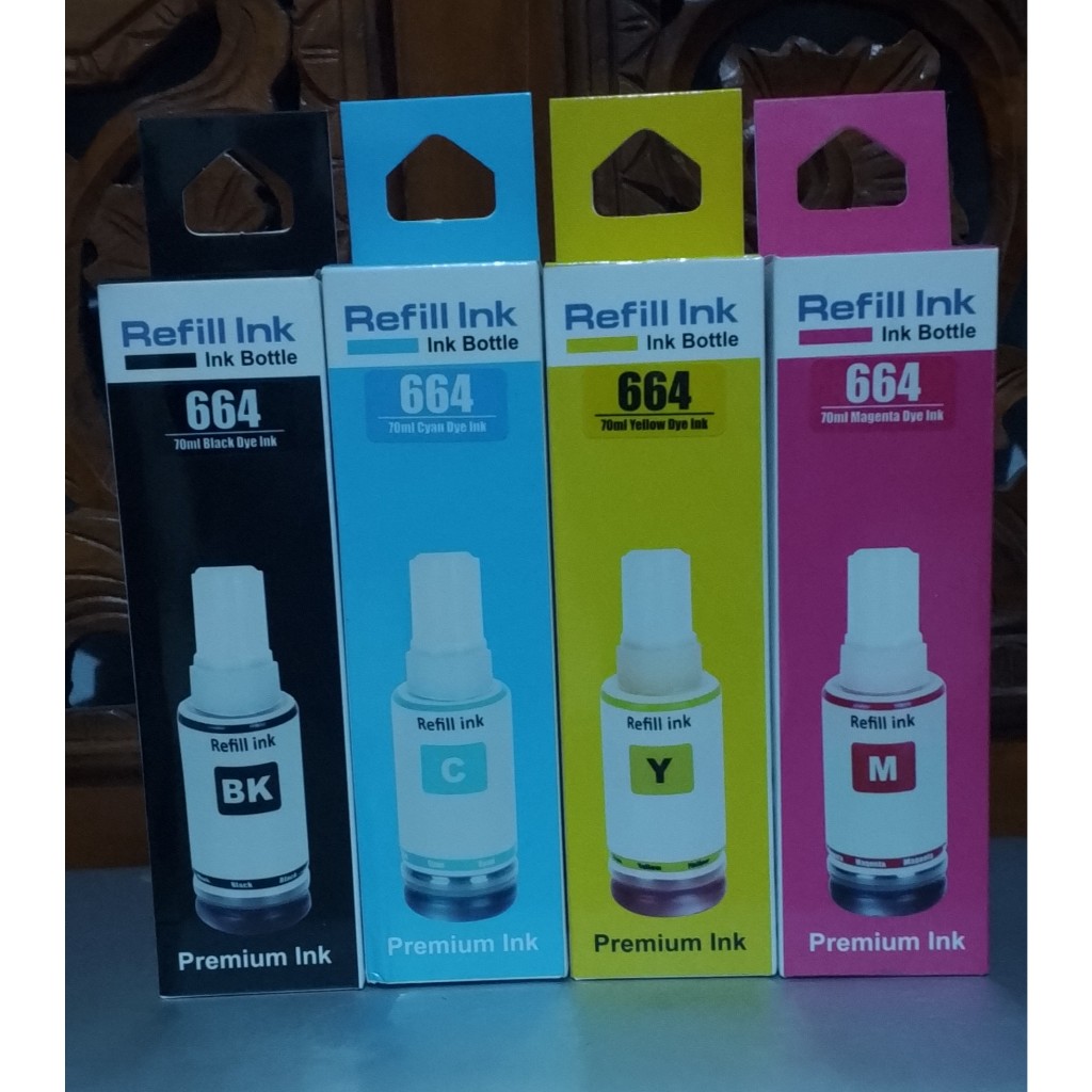 TINTA REFILL 664 UNTUK PRINTER EPSON L120,L300,L350