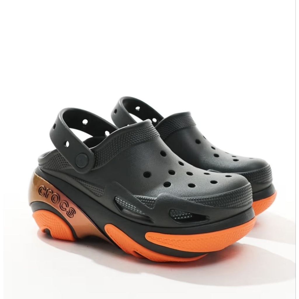 Crocs Bubble Crush Reflector Clog in Klep