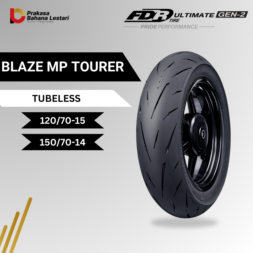 FDR TL BLAZE MP TOURER Ring 14 | Ring 15 Ban Motor Tubeless Ban Motor XMAX Forza