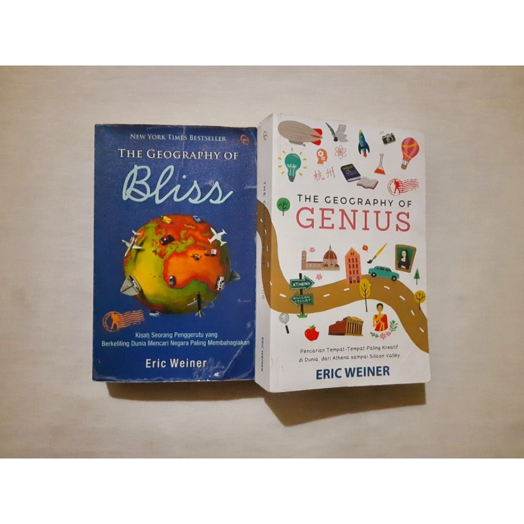The Geography of Bliss dan The Geography of Genius - Eric Weiner