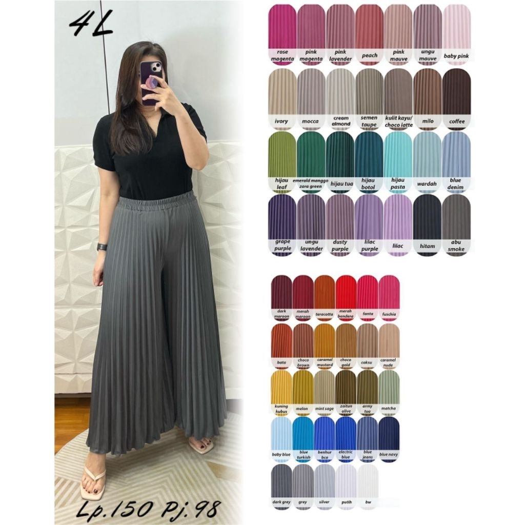 KULOT PLISKET JUMBO WANITA