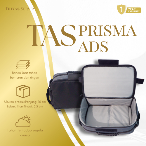 Tas Prisma Polygon Topcon Sokkia Tas Prisma ADS Universal Kotak Prisma Polygon Universal Selendang