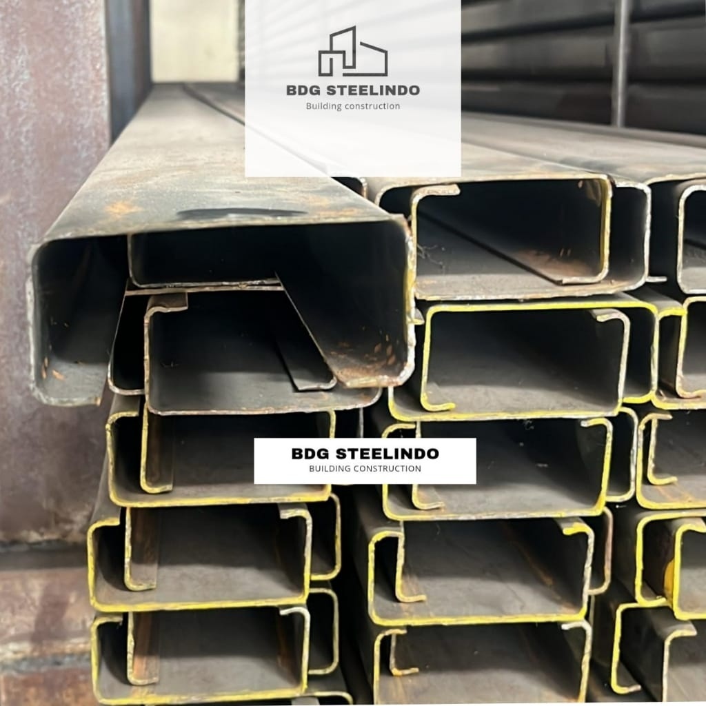 Besi CNP 100x45x16/ besi canal C 100x1.6 mm