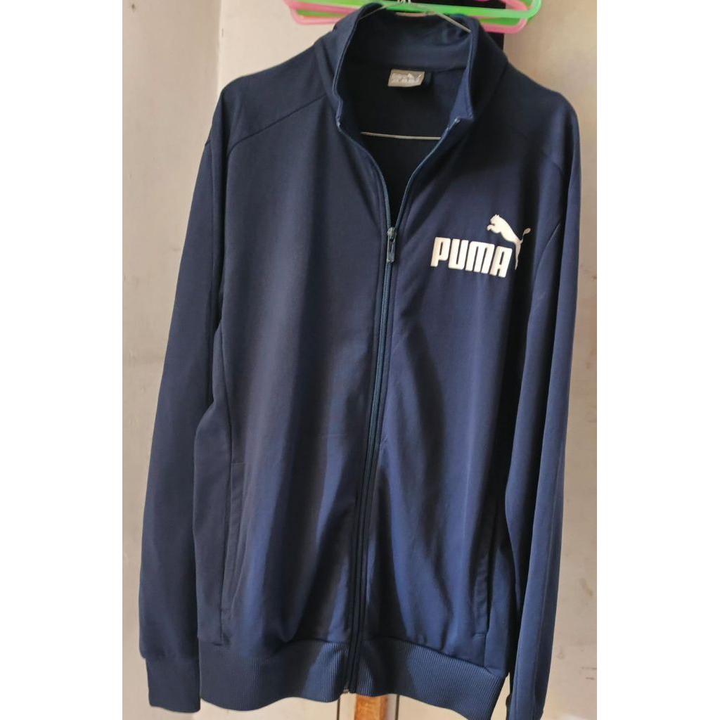 TRACKTOP PUMA ORIGINAL NAVY FULLTAG ATAS BAWAH