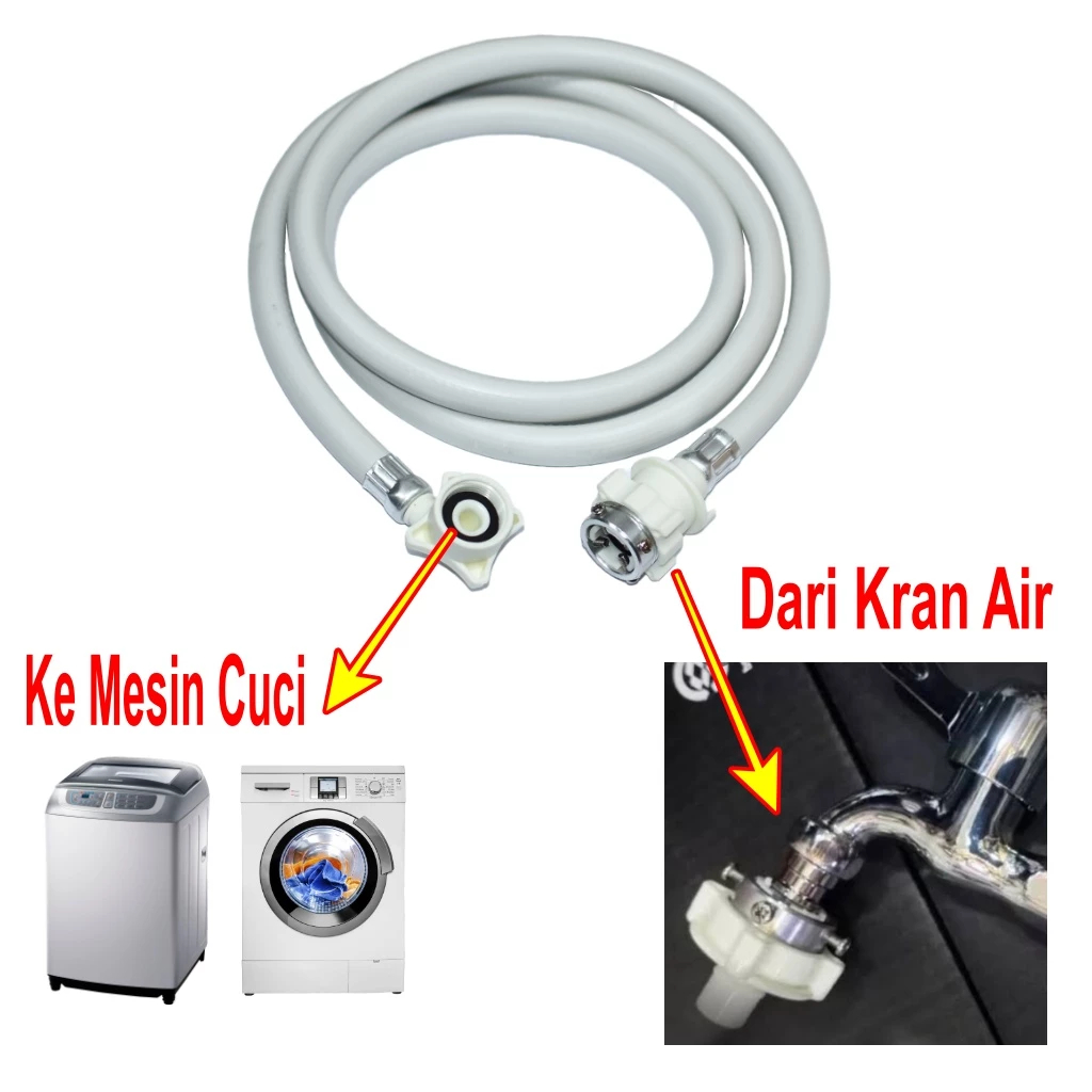 Selang Inlet Air Masuk Mesin Cuci LG Selang Mesin Cuci Front Loading Top Loading