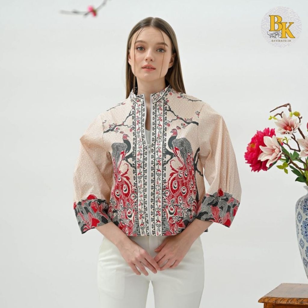 Outer Batik 135 RAP/ Luaran / Jaket Bomber Batik Modern