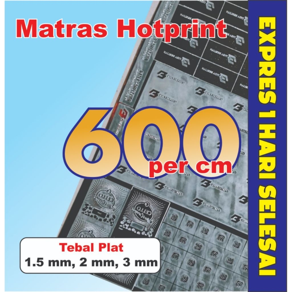 Klise Hotprint, Klise Emboss, Klise Debos, Matras Hotprint, Matras Emboss, Matras Debos, Klise poly,