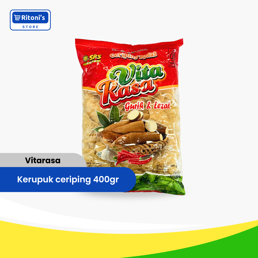 Vitarasa Kerupuk Ceriping Pedas 400gr