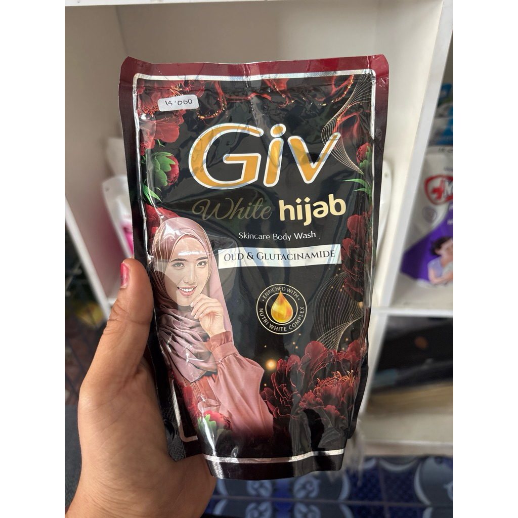 GIV White Hijab Skincare Body Wash