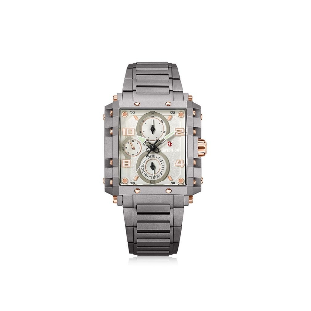SE 6757 Expedition BF Jam Tangan Pria Titanium
