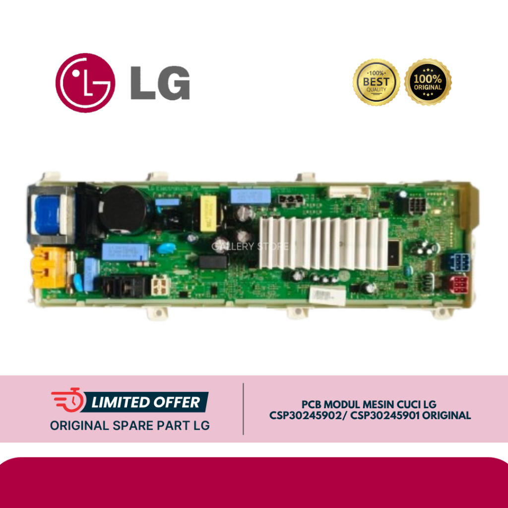 PCB MODUL MESIN CUCI LG EBR85565621 / EBR85565629 / EBR85565670 / CSP30245902/ CSP30245901 FM1208N3W