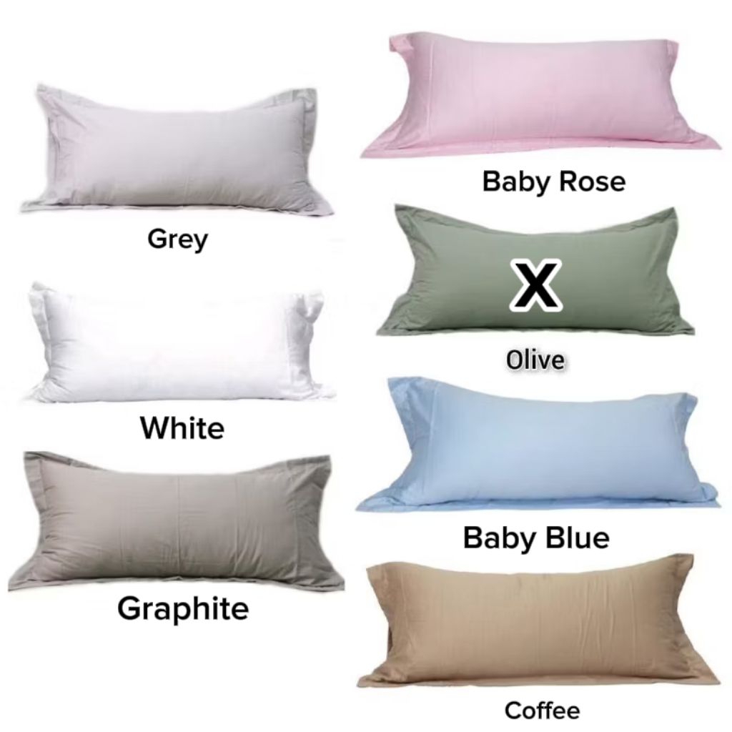 Sarung Bantal 60x90 / 65x95 dengan Frame