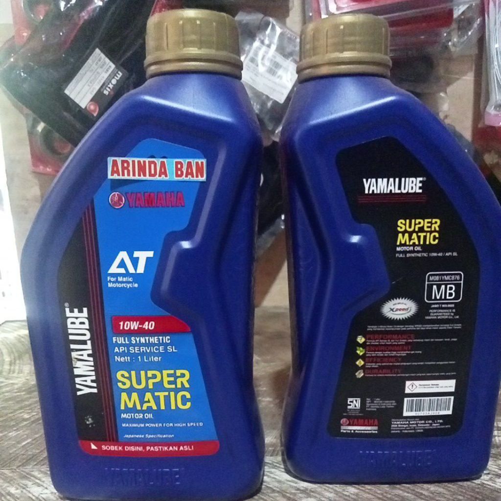 OLI YAMALUBE ORIGINAL (100%ASLI) YAMAHA SUPER MATIC 1 LITER