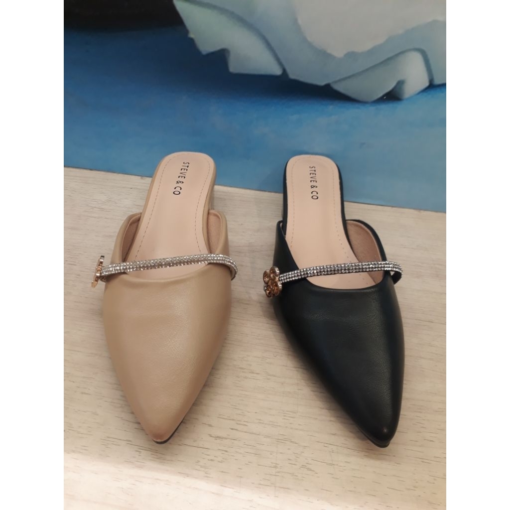 STEVE & CO sandal selop wanita hak 5cm