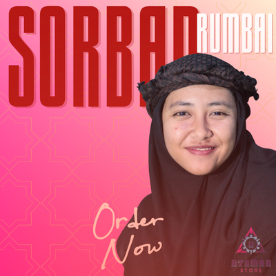 Sorban Wanita Motif Kotak Garis Sorban Yaman