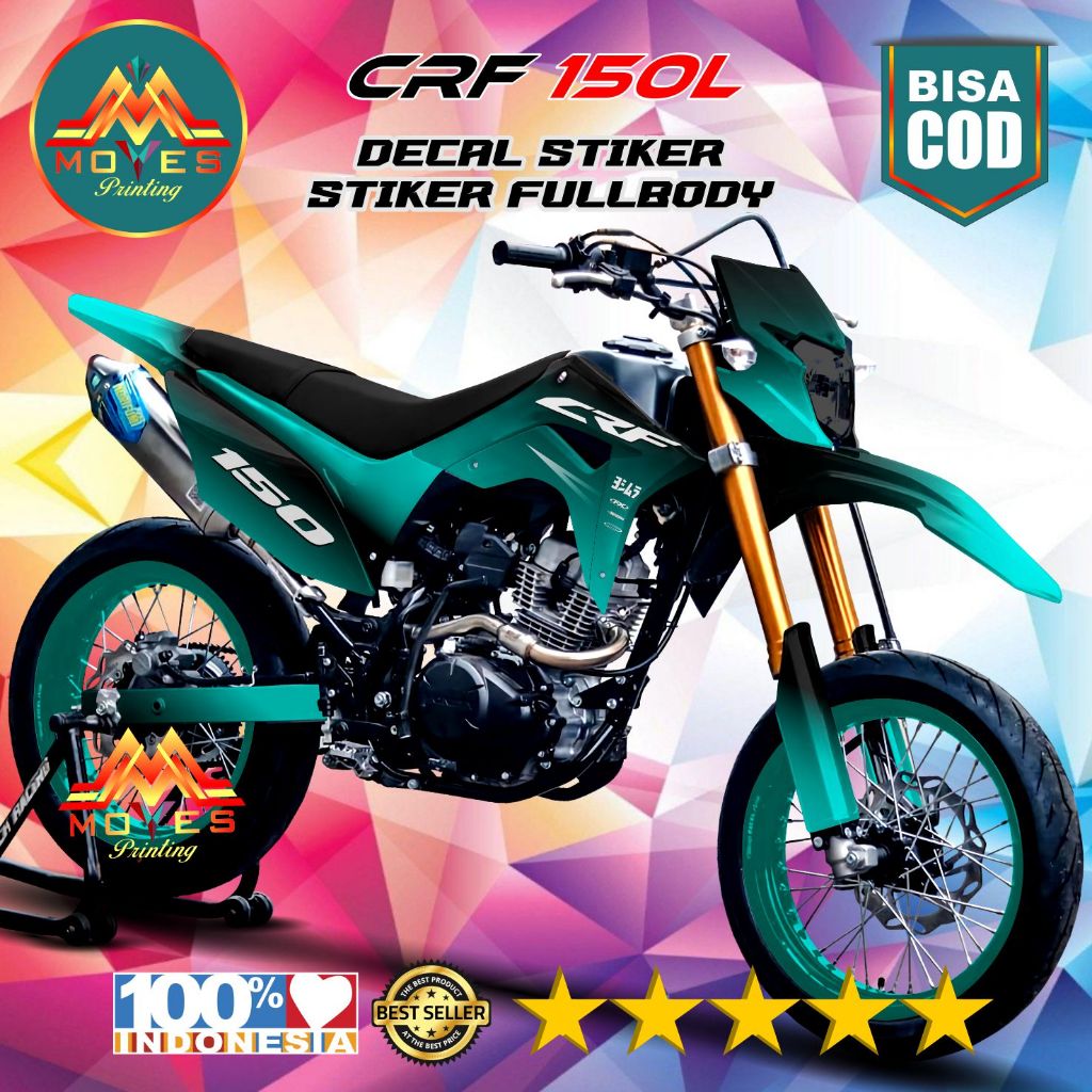 Decal Honda CRF Bunglon Full Body Warna Gradasi