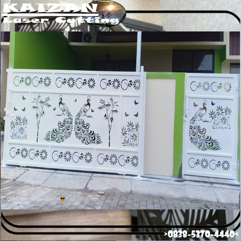 PINTU GERBANG LASER CUTTING (PLAT BESI)