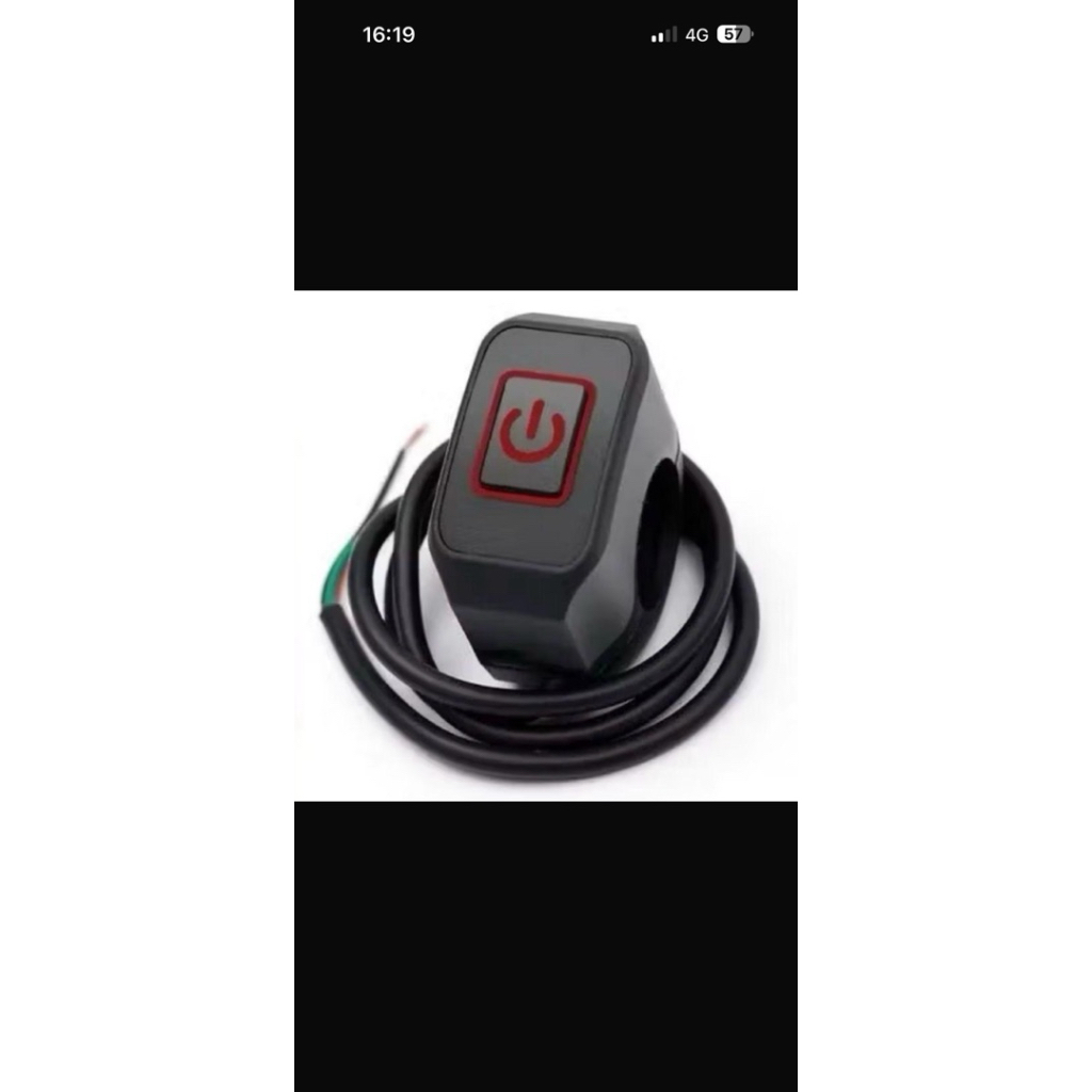 [ANTI AIR] SAKLAR / HOLDER / TOMBOL ON OFF MOTOR LAMPU NYALA WATERPROOF S