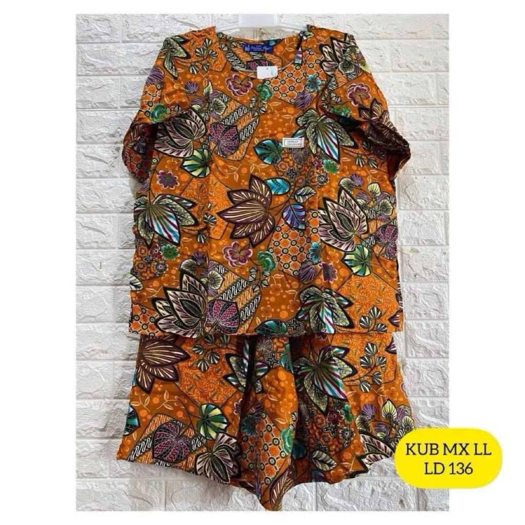 BAJU TIDUR PIYAMA KENCANA UNGU CELANA PENDEK BAHAN KATUN RAYON MODEL TERBARU