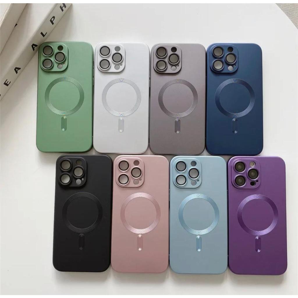Case magsafe iphone 11 12 13 14 pro max soft case magnetic premium mewah casing terbaru