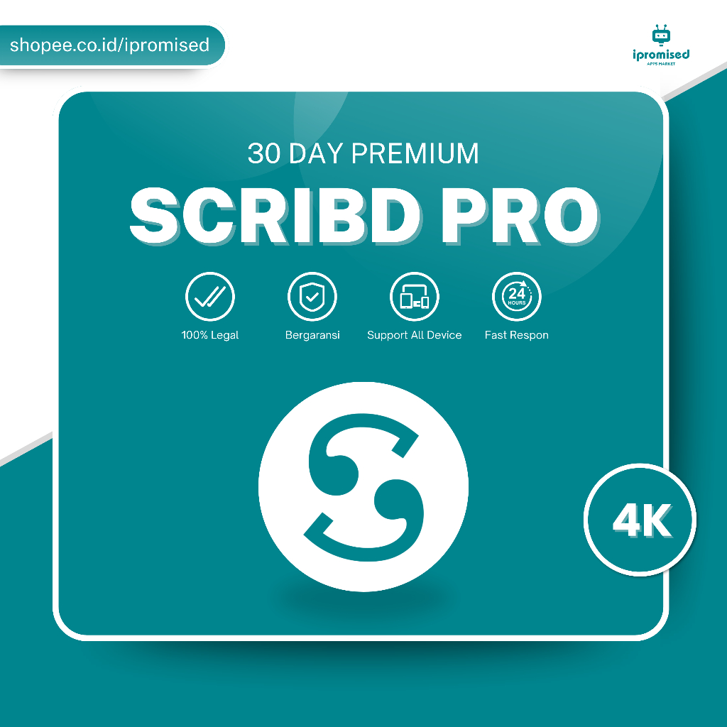 SCRIBD PREMIUM 1 BULAN