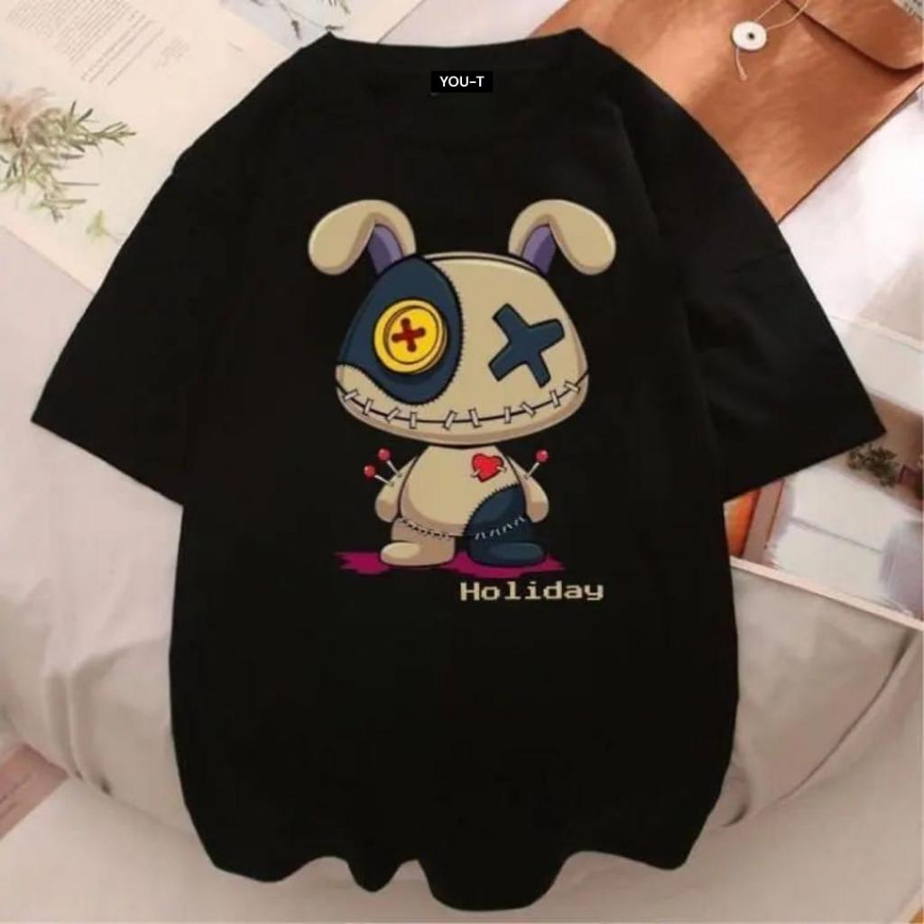 [COD] BASIQUE-HOLIDAY-/Baju oversize Unisex/Kaos atasan wanita korea style/Baju Kaos Distro Pria/Ata