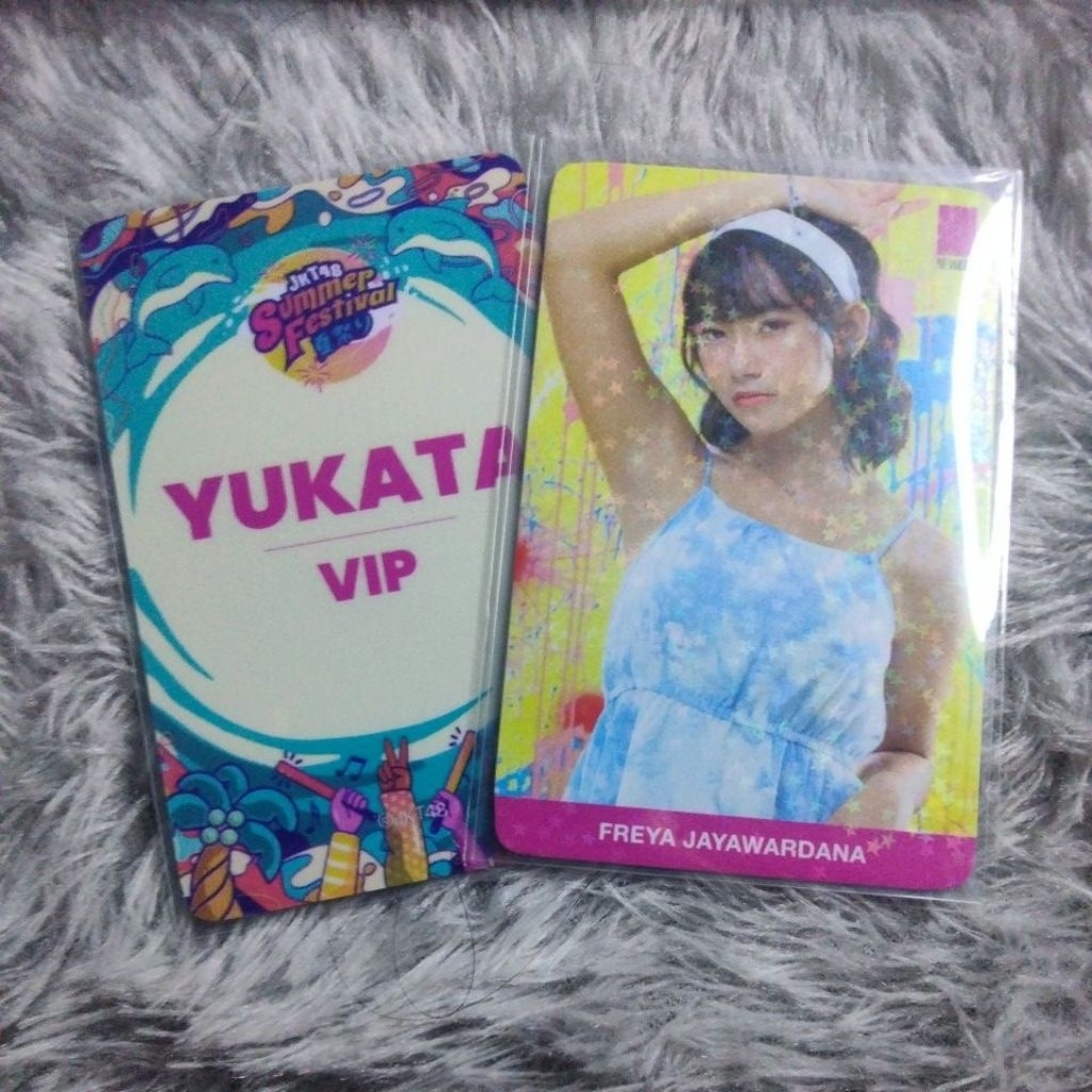 Photocard Freya Benefit Yukata Official 100% JKT48 [ BISA COD ]