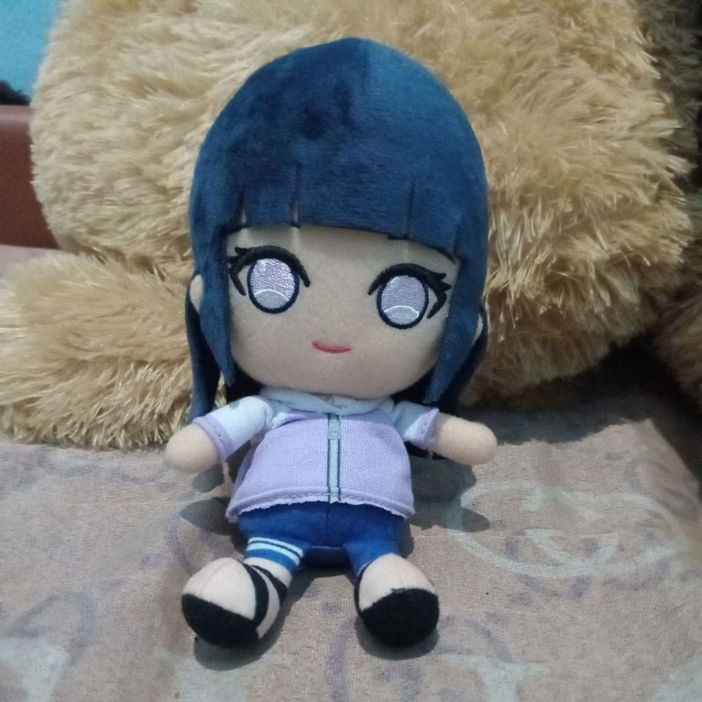 mini plushi boneka naruto hinata hyuga original