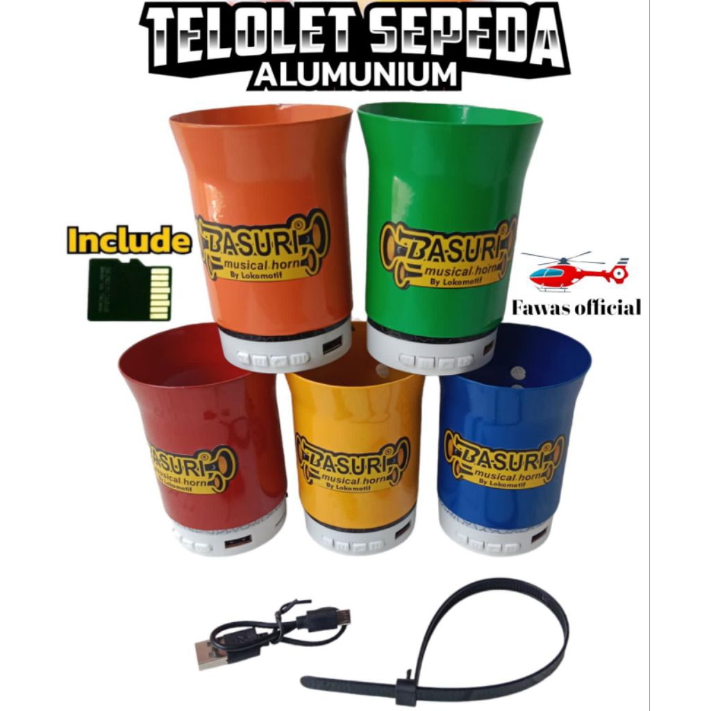 klakson Basuri sepeda/ bell telolet Basuri sepeda / telolet Basuri sepeda listrik / mainan anak