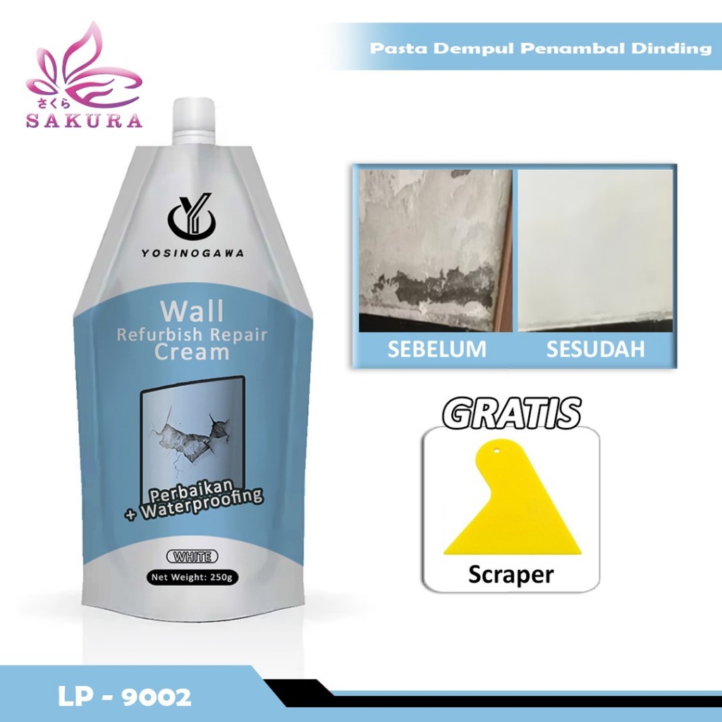 SOSOYO - Dempul Instan Dempul Tembok Instan Anti Retak Tembok Penambal Tembok Retak Dempul Anti Boco