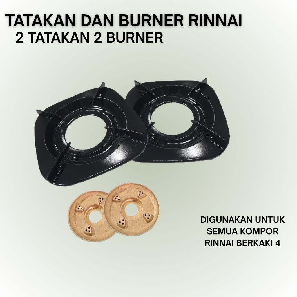 TUNGKU TATAKAN KOMPOR GAS RINNAI MURAH / 2 TATAKAN 2 BURNER/ KOMPOR GAS 2 TUNGKU