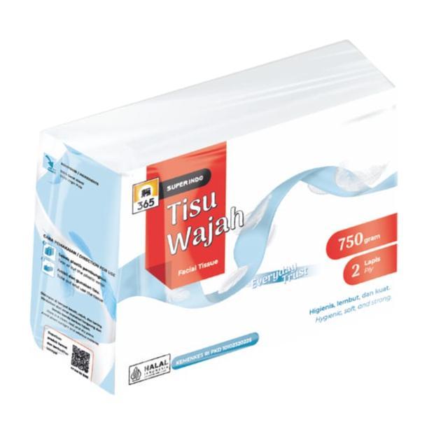 facial tissue bag 750 gr 365 superindo