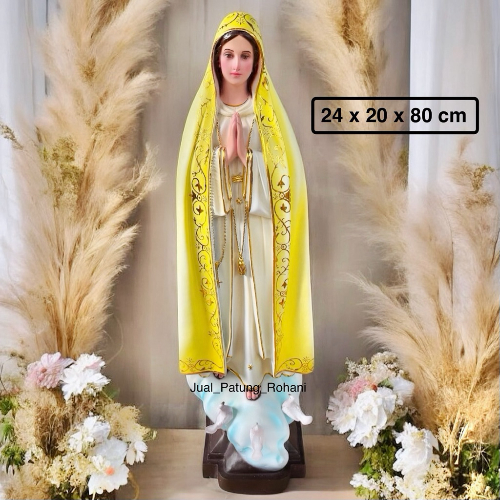 Patung Maria Fatima 80 cm