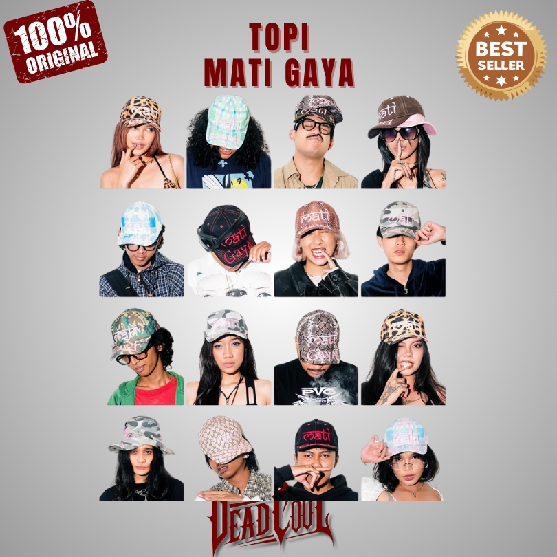 [ORIGINAL 100%] TOPI MATI GAYA BY AZERTHECREATOR