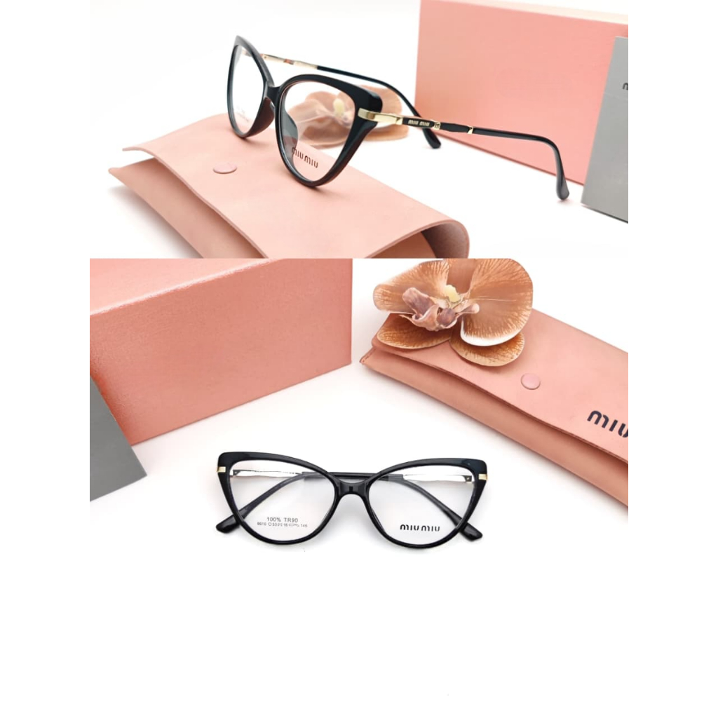 Kacamata Frame / Kacamata Fashion Anti Radiasi 6610 Super Anti UV - Bisa COD